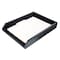 Dacasso Black Leather Front-Load Letter Tray AG-1001 - alternate 1